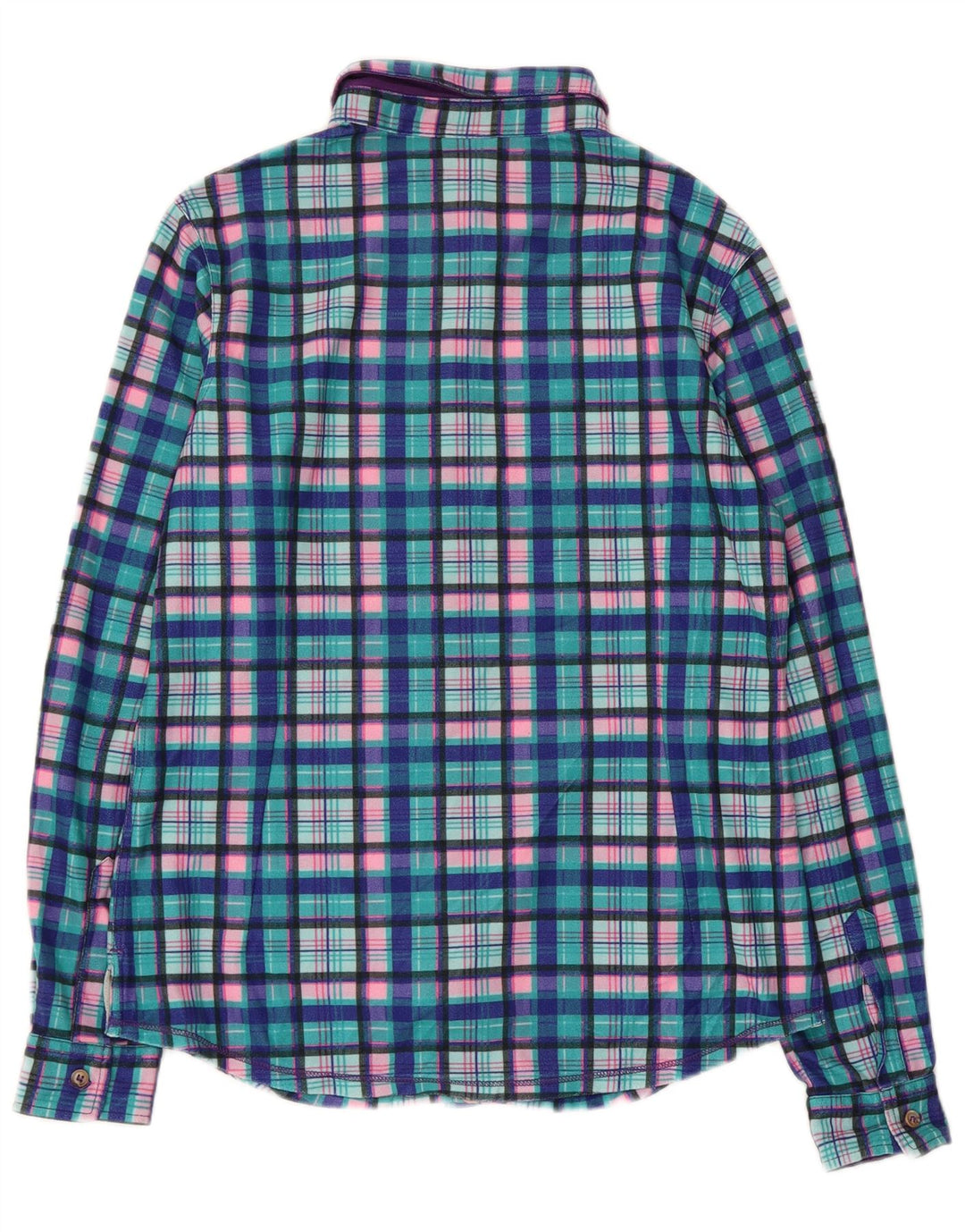 BRUGI ženska košulja od flanela UK 14 veliki plavi karo