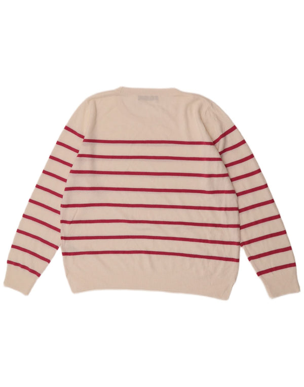 Marks & Spencer ženski džemper s okruglim izrezom UK 16 Large Off White