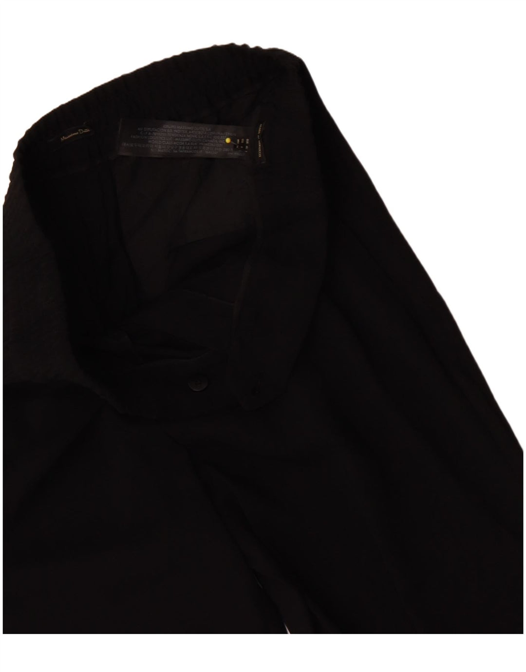 MASSIMO DUTTI Ženske ravne hlače EU 40 srednje W30 L26 crne