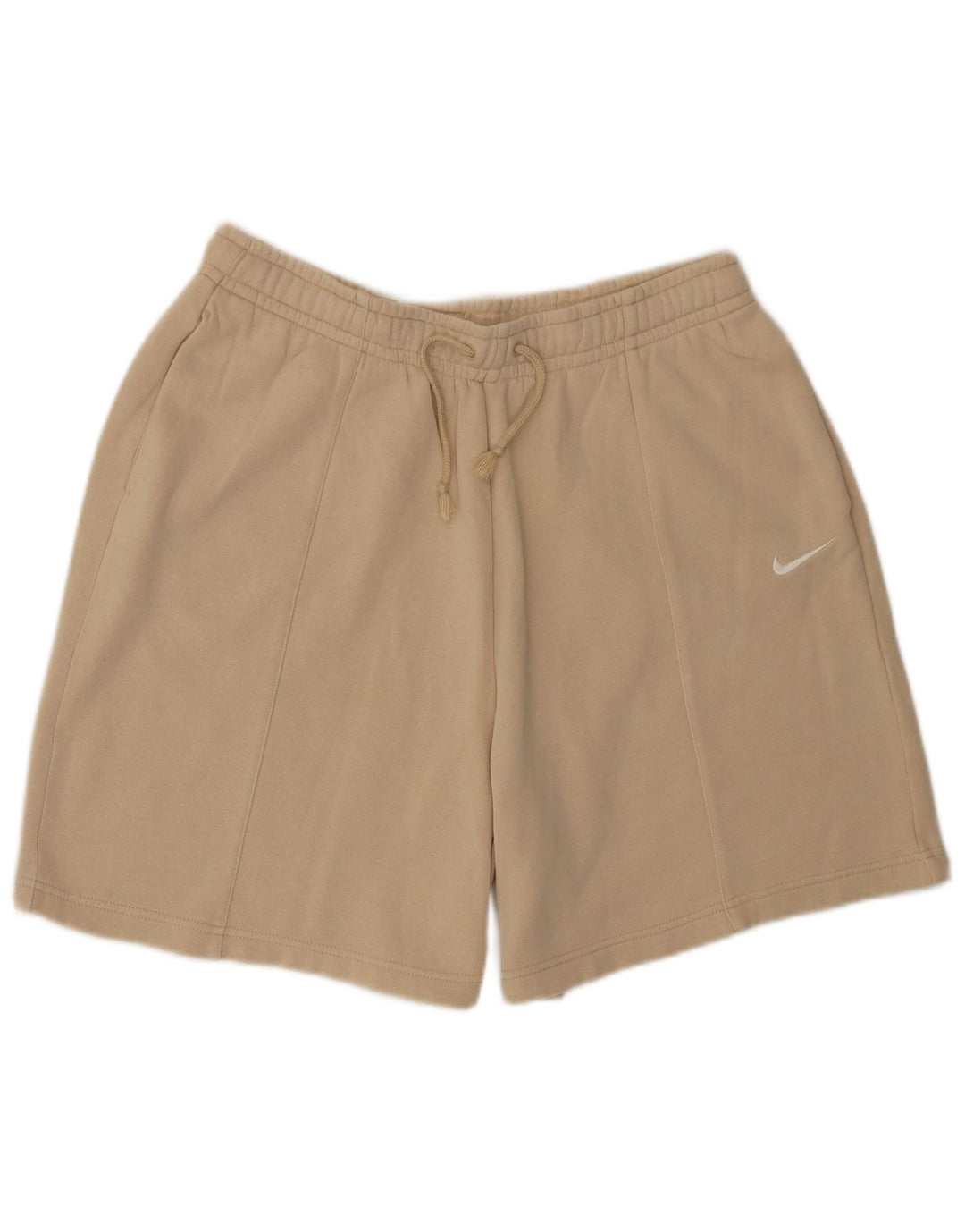 Nike Mens Sport Shorts Large Beige Cotton