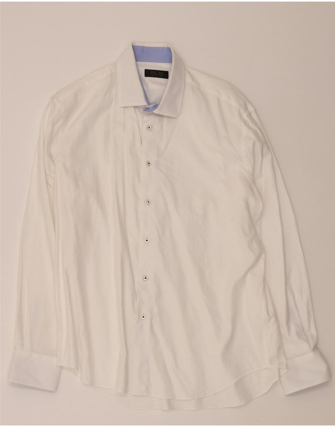 ZARA Mens Shirt Size 44 17 XL White Vintage Zara and Second-Hand Zara from Messina Hembry 