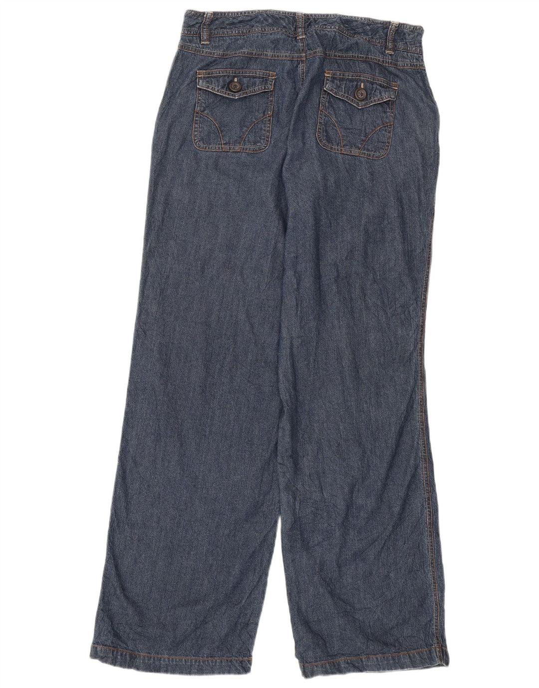 DOCKERS Ženske omiljene traperice širokih nogavica US 8 srednje W30 L31 tamnoplave