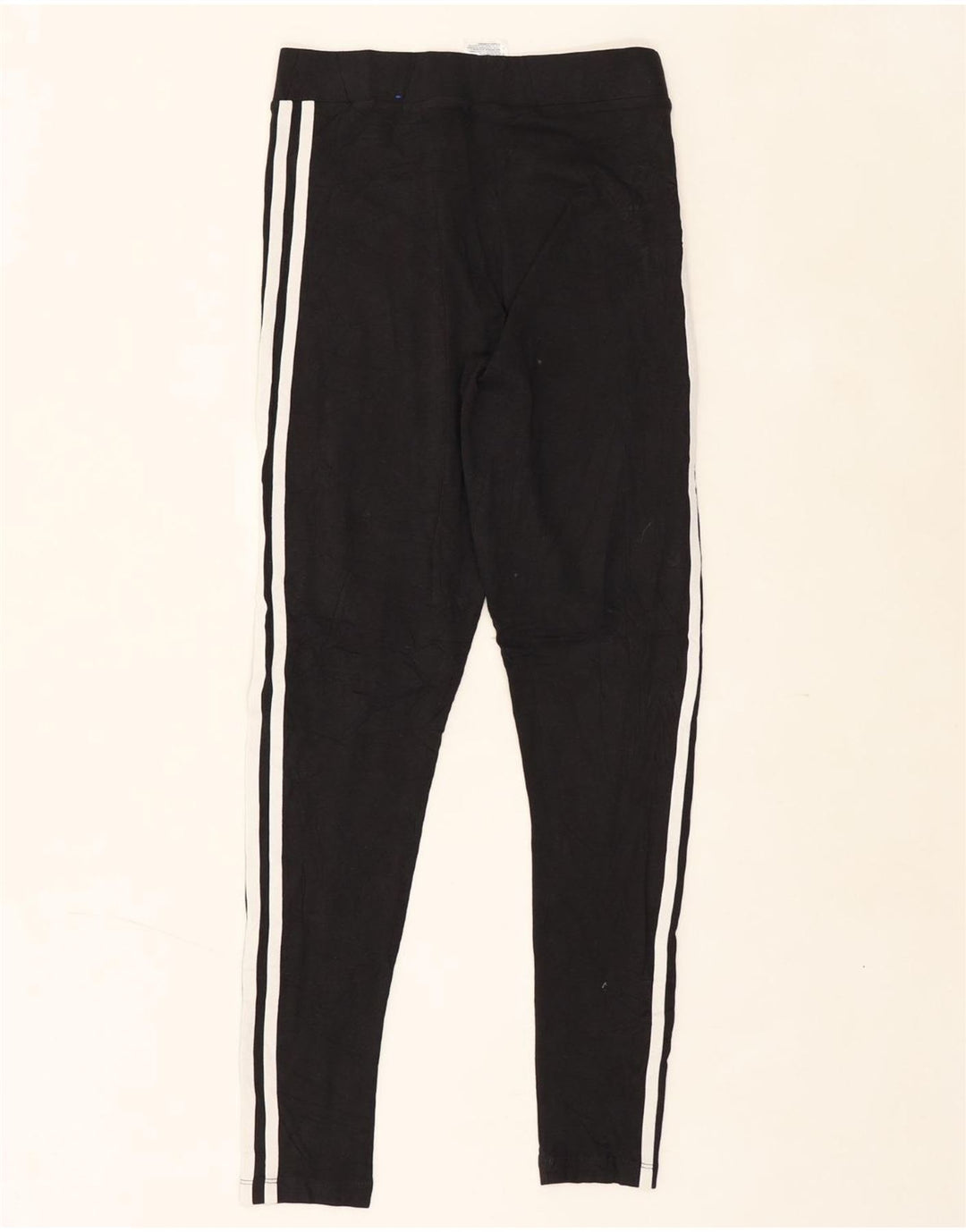 ADIDAS Womens Leggings UK 8 Small  Black Cotton Vintage Adidas and Second-Hand Adidas from Messina Hembry 