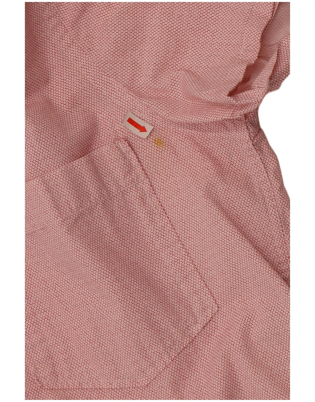 Tommy Hilfiger muška uska košulja kratkih rukava, pamuk srednje crvene točke