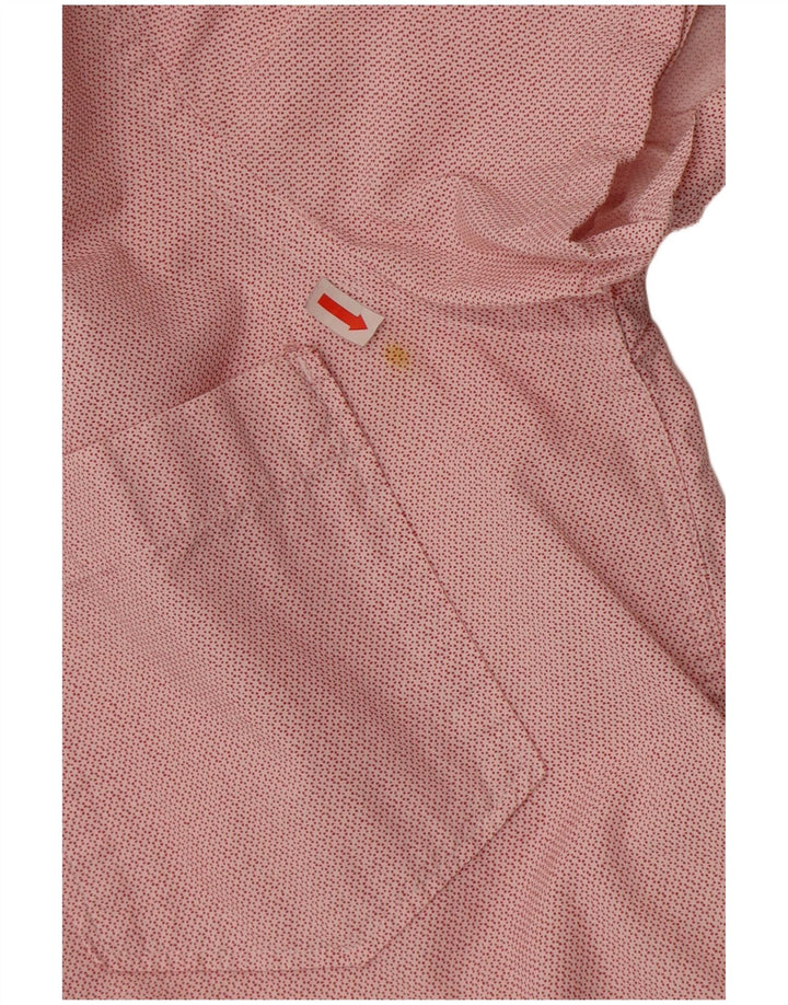 Tommy Hilfiger muška uska košulja kratkih rukava, pamuk srednje crvene točke