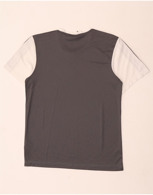 Adidas Mens Aeroready T-Shirt Top Medium White Colourblock Polyester