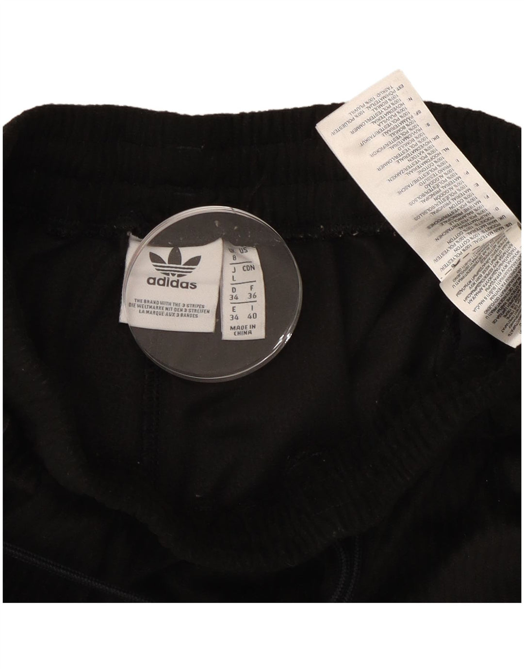 Adidas Ženska trenirka Hlače Joggers UK 8 Mali crni poliester