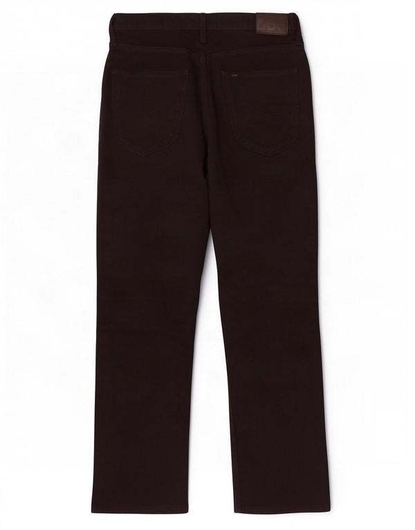 Lee Mens Brooklyn Straight Jeans W33 L30 Crni pamuk