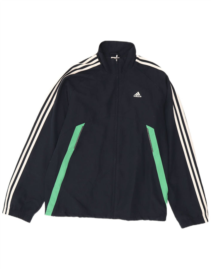 Adidas muška trenirka gornja jakna UK 38/40 srednje tamnoplave boje