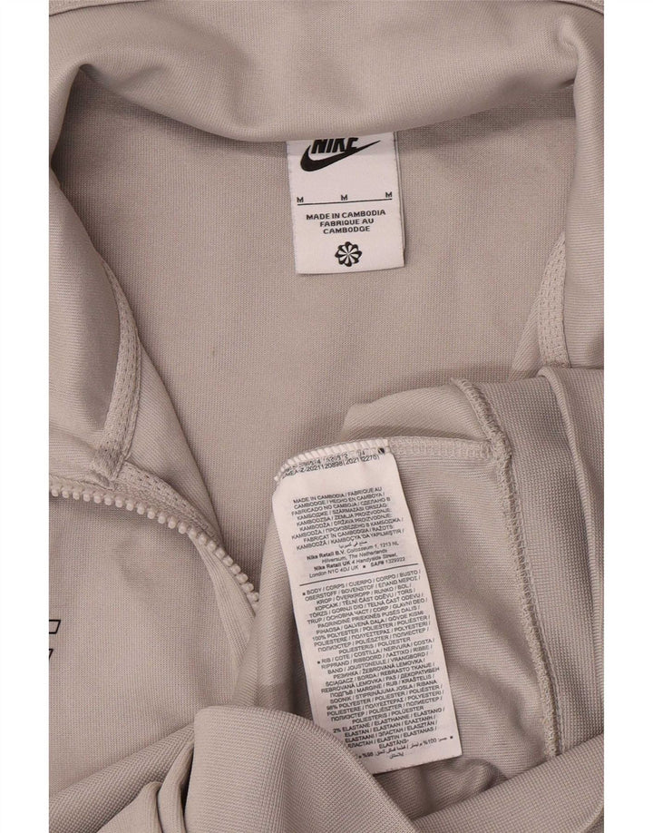 Nike muška gornja jakna trenirke srednje sive boje od poliestera