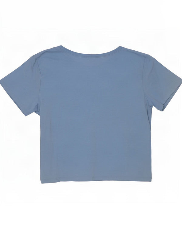 Hollister ženska majica kratkih rukava UK 8 Small Blue Cotton