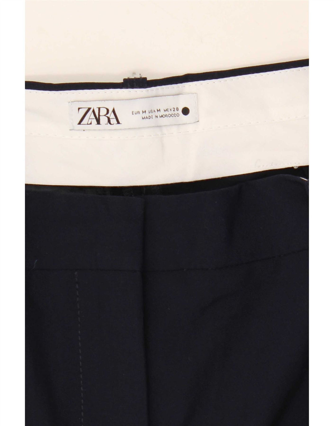 Zara ženske chino hlače s klinovima srednje veličine W30 L26 tamnoplave