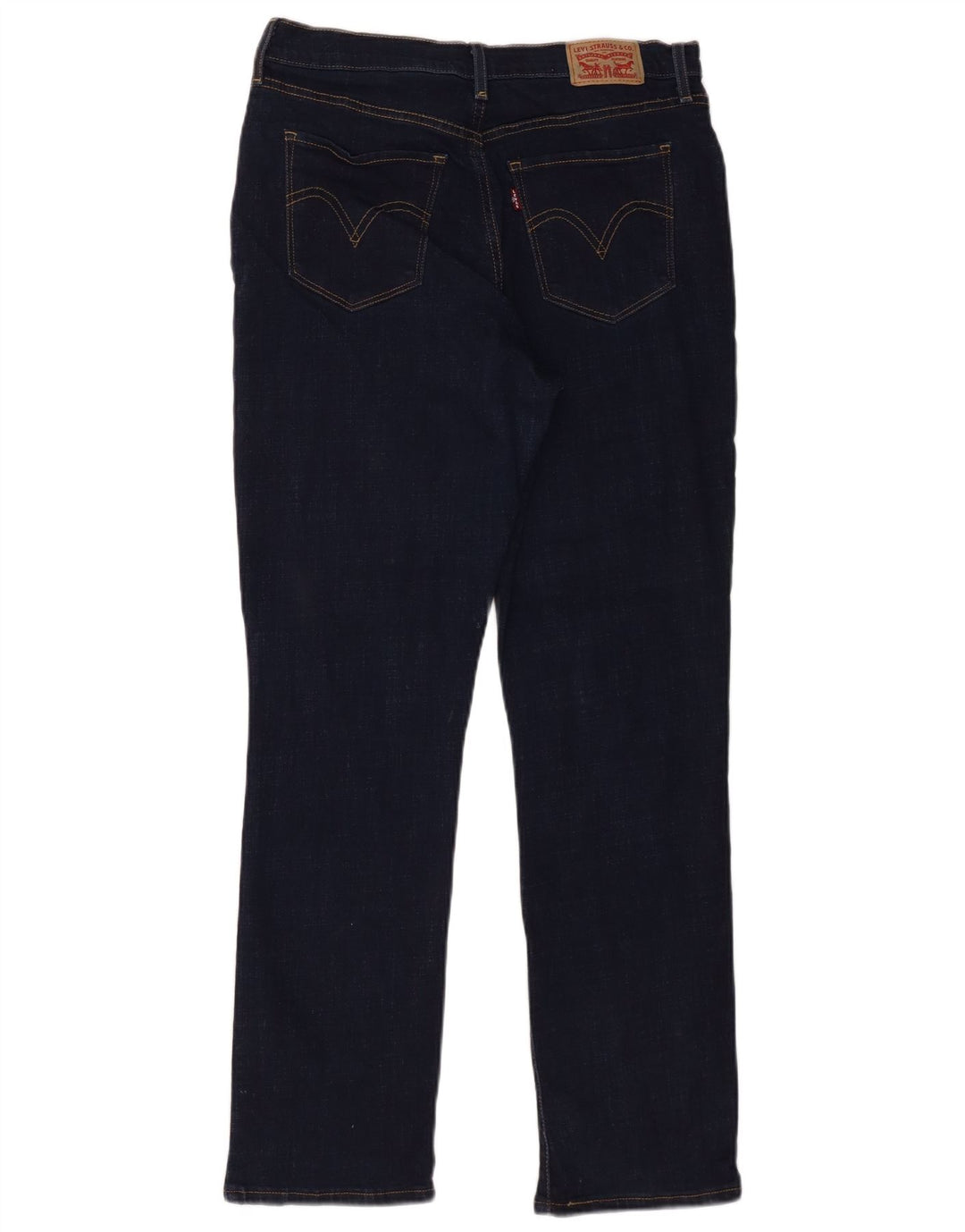 Levi's ženske klasične ravne traperice US 10 Large W30 L30 tamnoplave