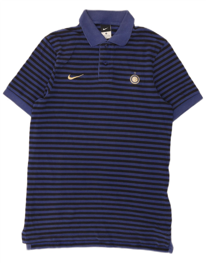 Nike muška polo majica Inter Milan srednje tamnoplave pamučne pruge