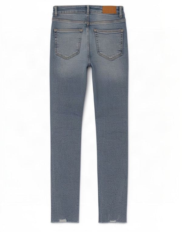 Zara ženske uske traperice s oskudima EU 36 XS W26 L27 plave