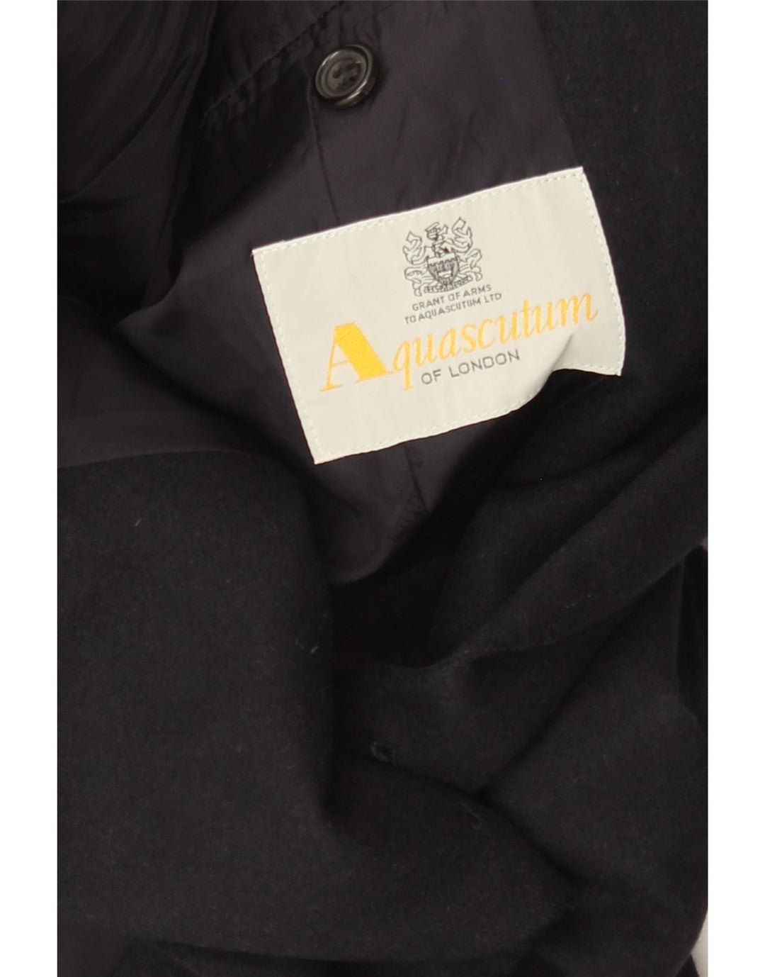 Aquascutum muška jakna s dvostrukim kopčanjem UK 36 Mala tamnoplava