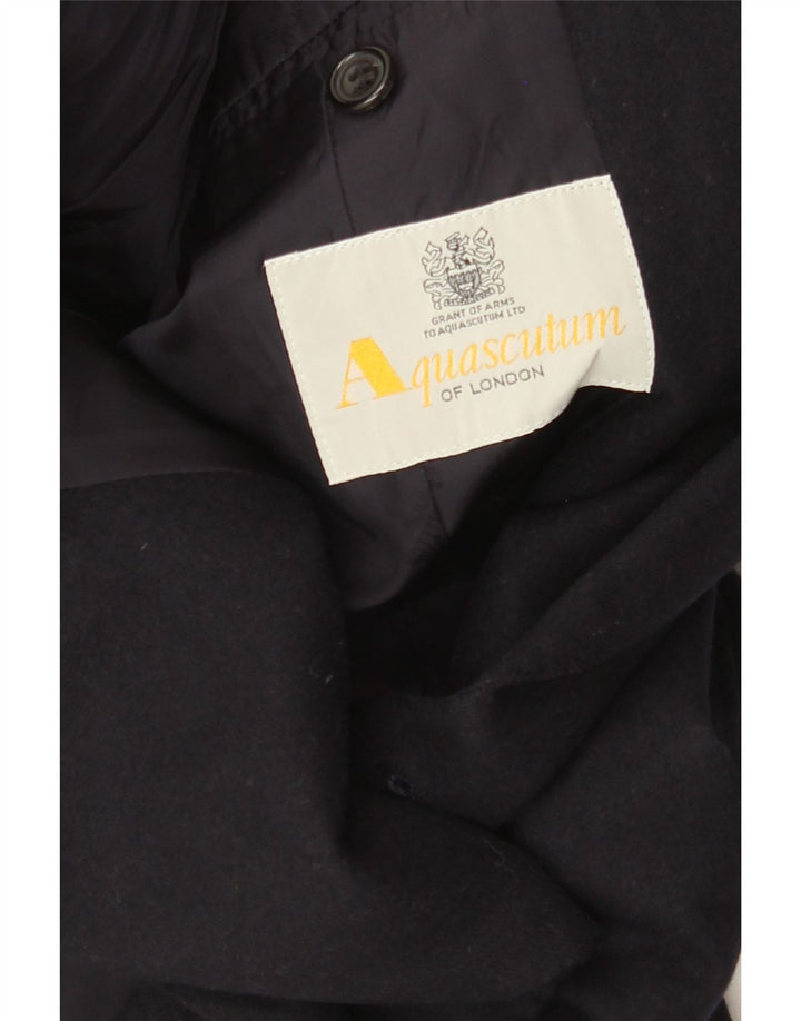 Aquascutum muška jakna s dvostrukim kopčanjem UK 36 Mala tamnoplava