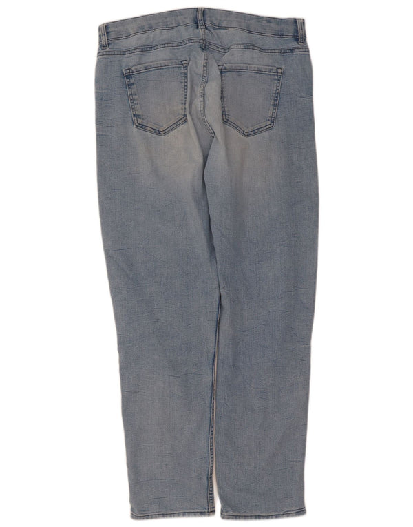Marks & Spencer Ženske uske traperice UK 14 Large W34 L30 Plavi pamuk