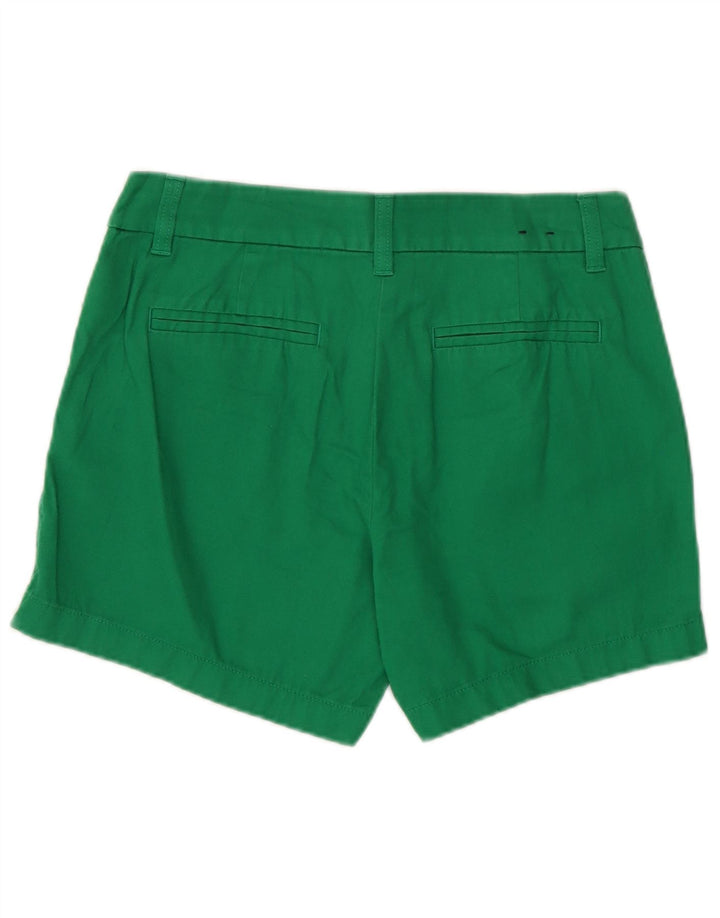 J. CREW Ženske chino kratke hlače US 2 XS W28 Zeleni pamuk