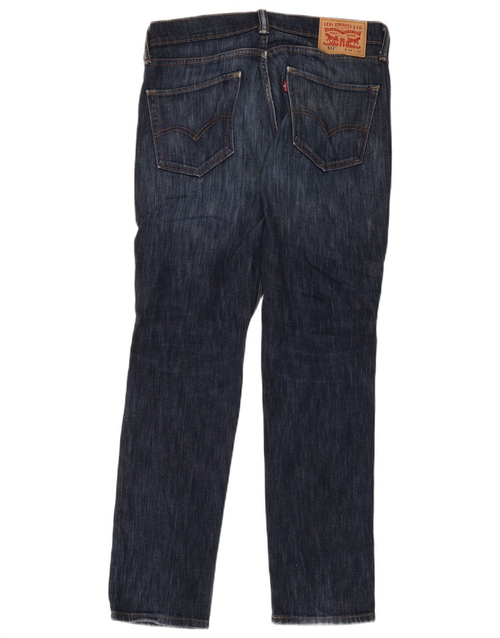 Levi's muške 511 uske traperice W32 L32 tamnoplavi pamuk