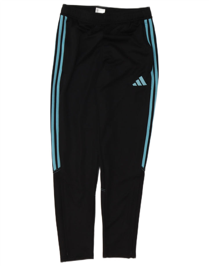Adidas muške Aeroready hlače za trenirku Male crne poliesterske hlače