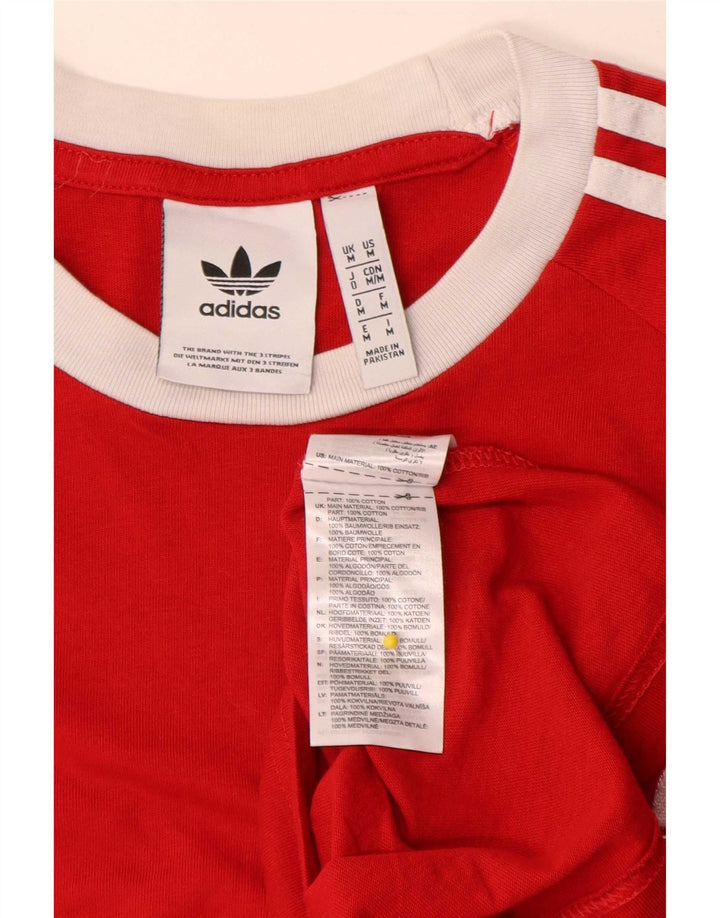 Adidas muška majica kratkih rukava Srednje crveni pamuk