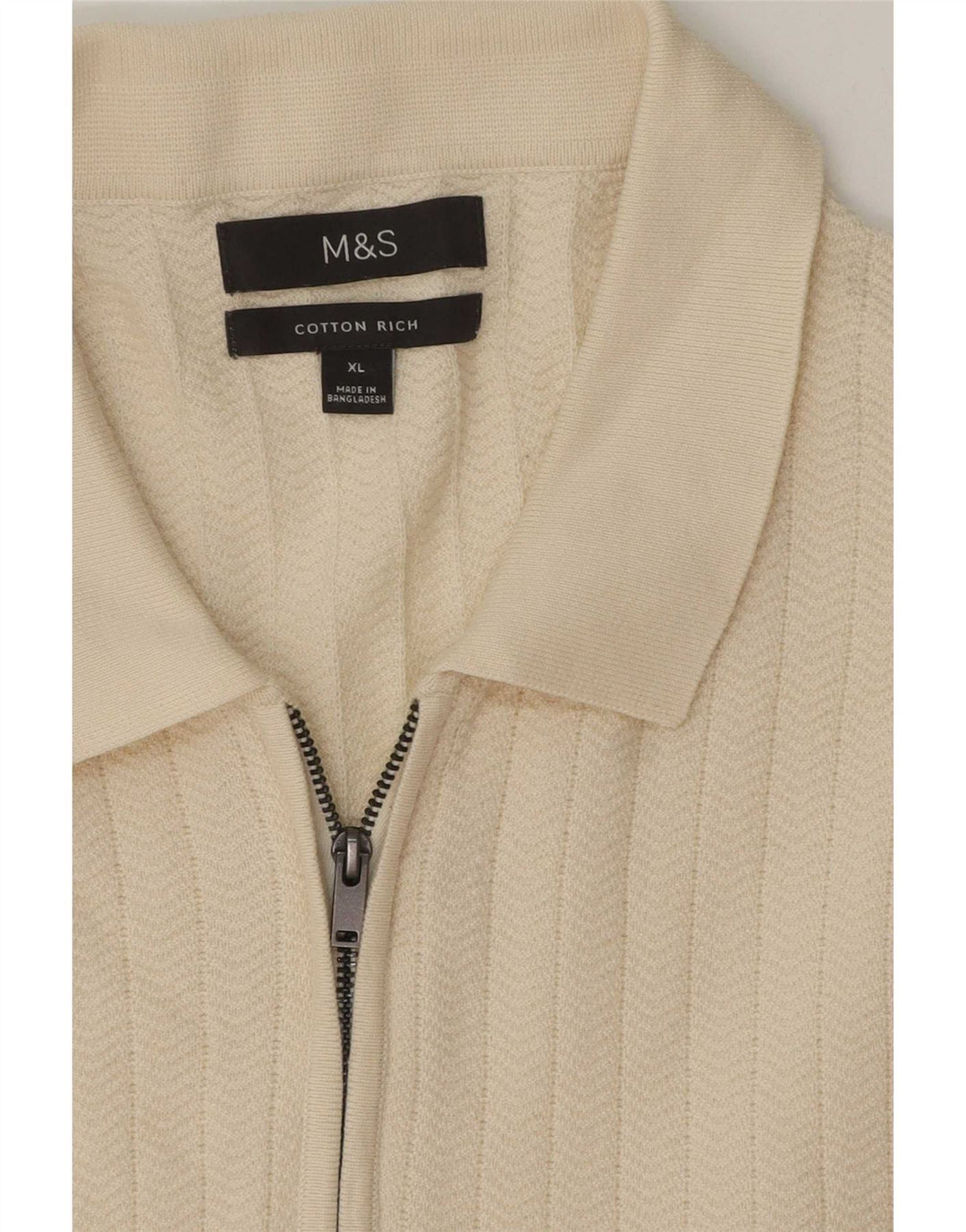 Marks & Spencer muška polo majica XL bijeli pamuk