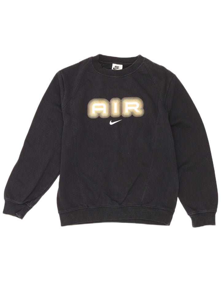 Nike Boys Graphic Sweatshirt Džemper 10-11 godina srednje crni pamuk