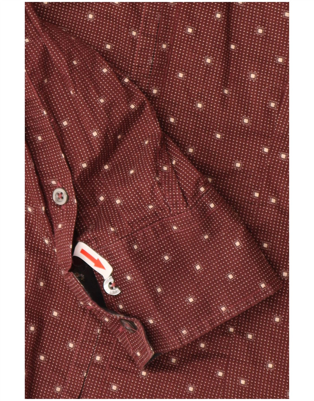 PAUL SMITH Muška košulja srednje crvene točke