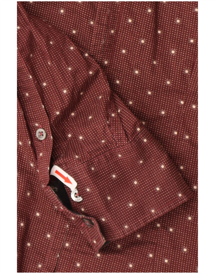 PAUL SMITH Muška košulja srednje crvene točke