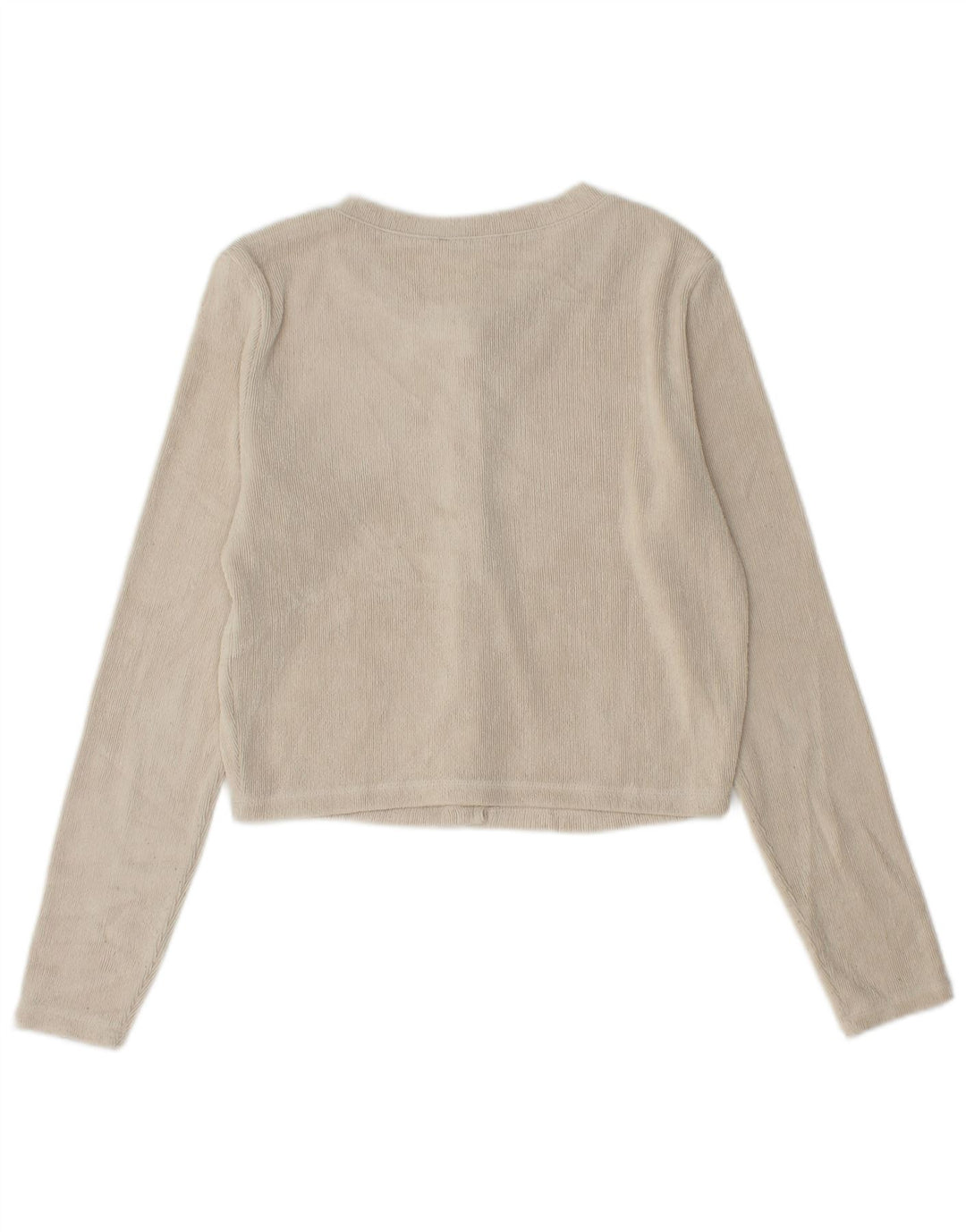 Zara ženski kratki kardigan pulover UK 12 Srednje bež