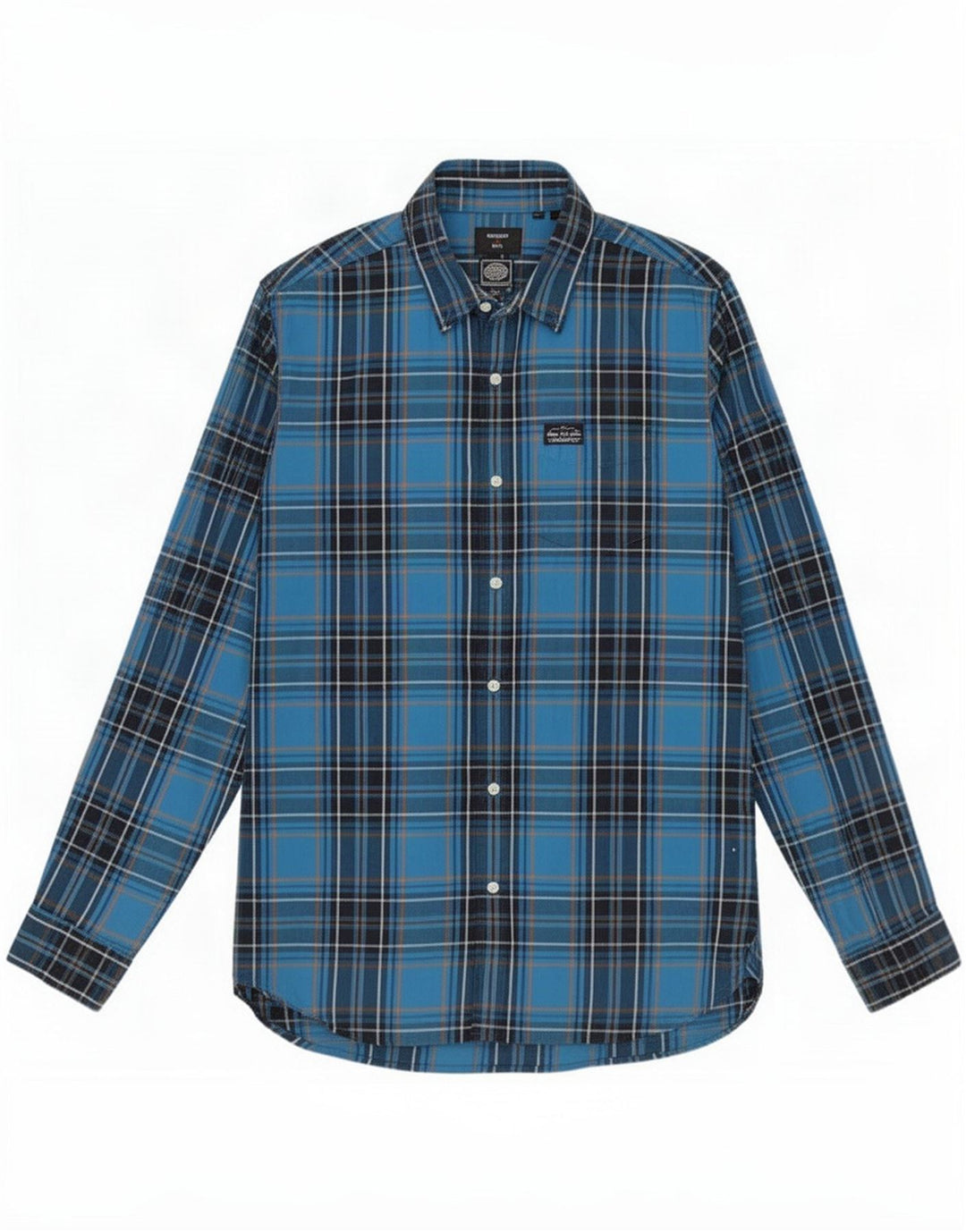 Superdry muška flanelska košulja Large Blue Plaid