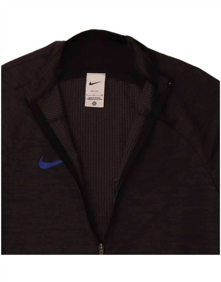 NIKE muška gornja jakna Dri Fit Trenirka Mali sivi flekasti poliester