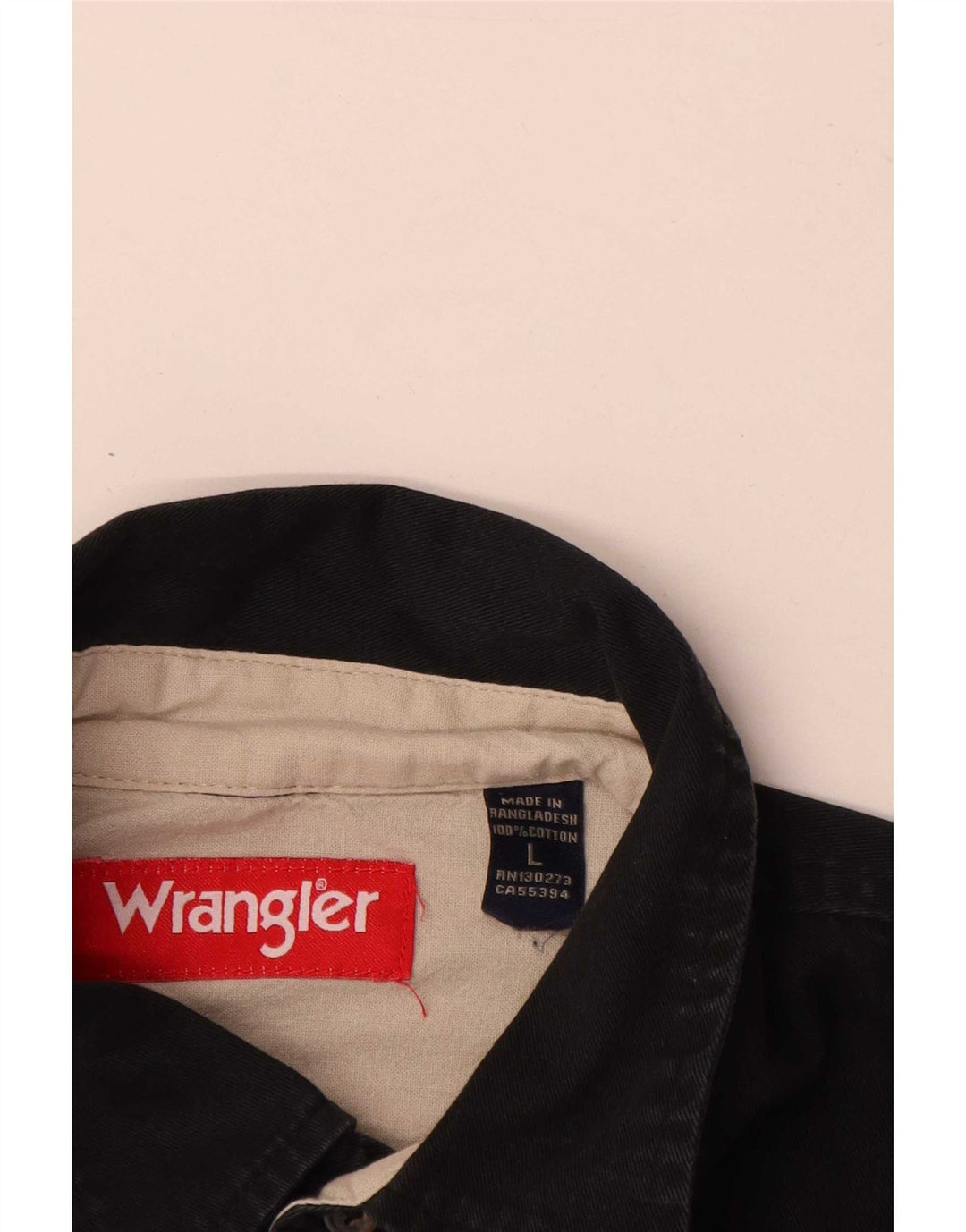 Wrangler muška traper košulja velika crna pamučna