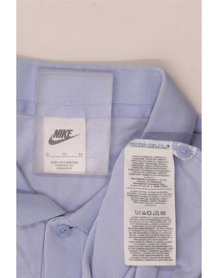 Nike muška polo majica XL plavi pamuk