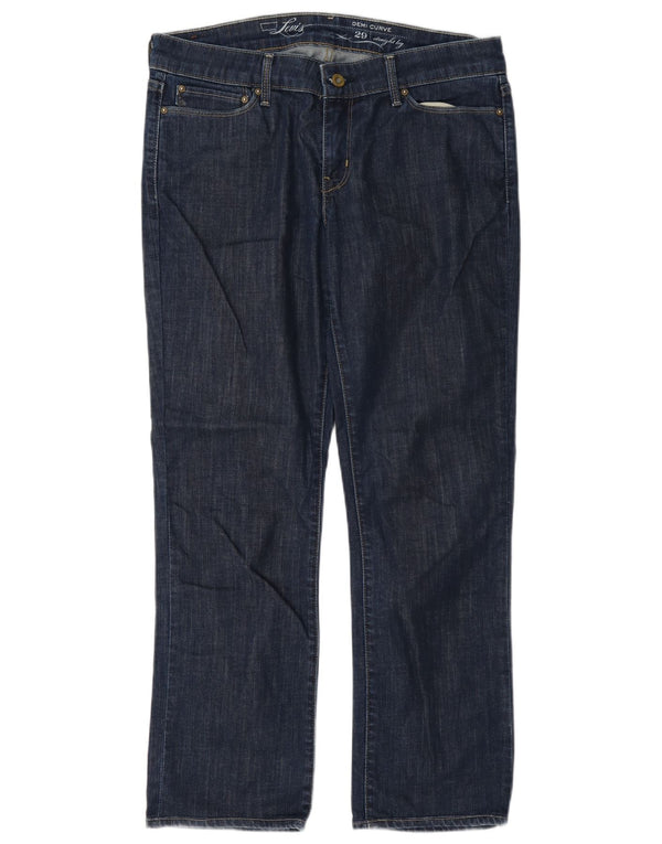 Levi's ženske Demi Curve uske traperice W29 L28 tamnoplavi pamuk