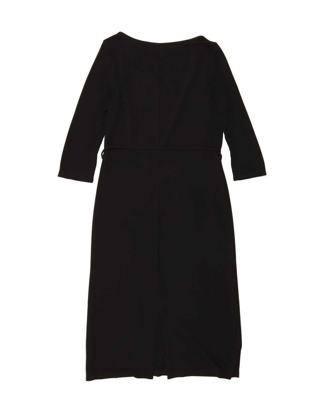 PRINCIPLES Womens 3/4 Sleeve Sheath Dress UK 14 Medium Black Polyester Vintage Principles and Second-Hand Principles from Messina Hembry 
