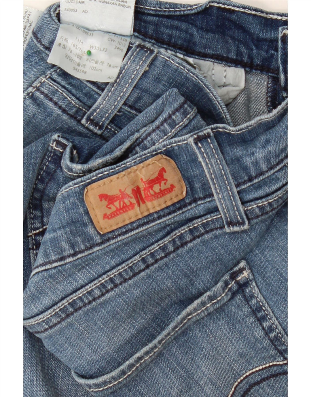LEVI'S Womens Bootcut Jeans W30 L32 Blue Cotton Vintage Levi's and Second-Hand Levi's from Messina Hembry 