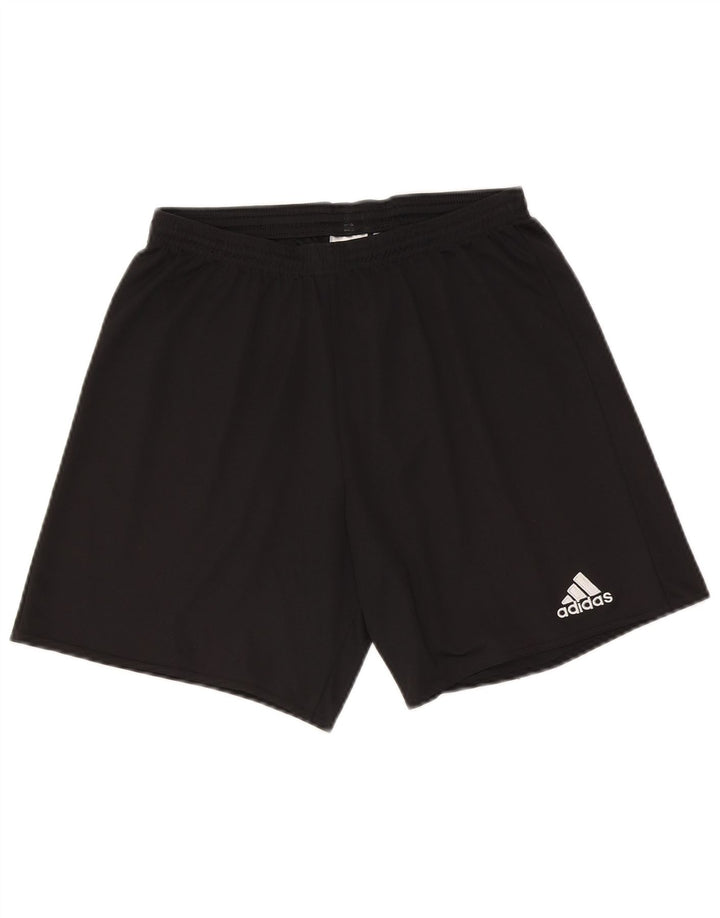 Adidas muške sportske kratke hlače Climalite srednje crne boje od poliestera