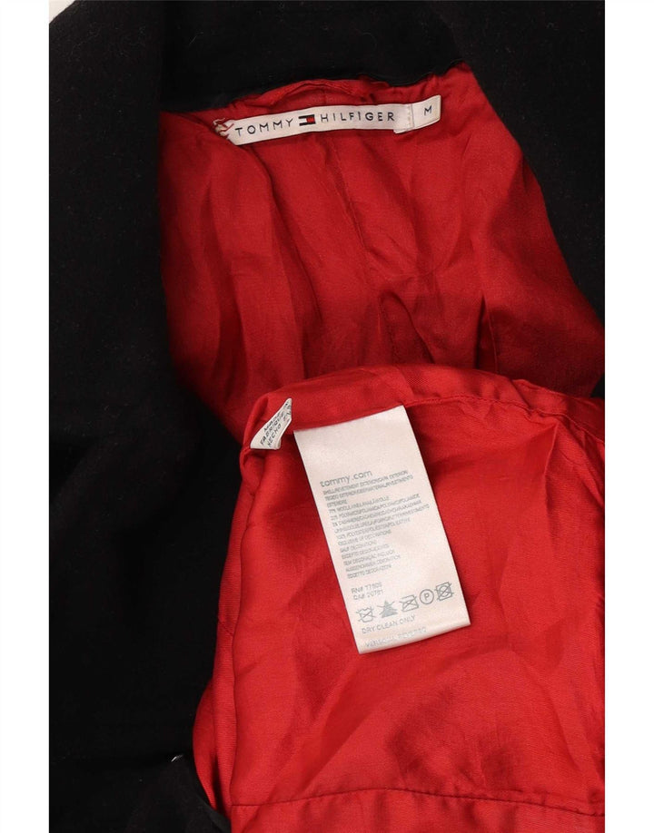 Tommy Hilfiger ženski graškasti kaput UK 12 srednje crne vune