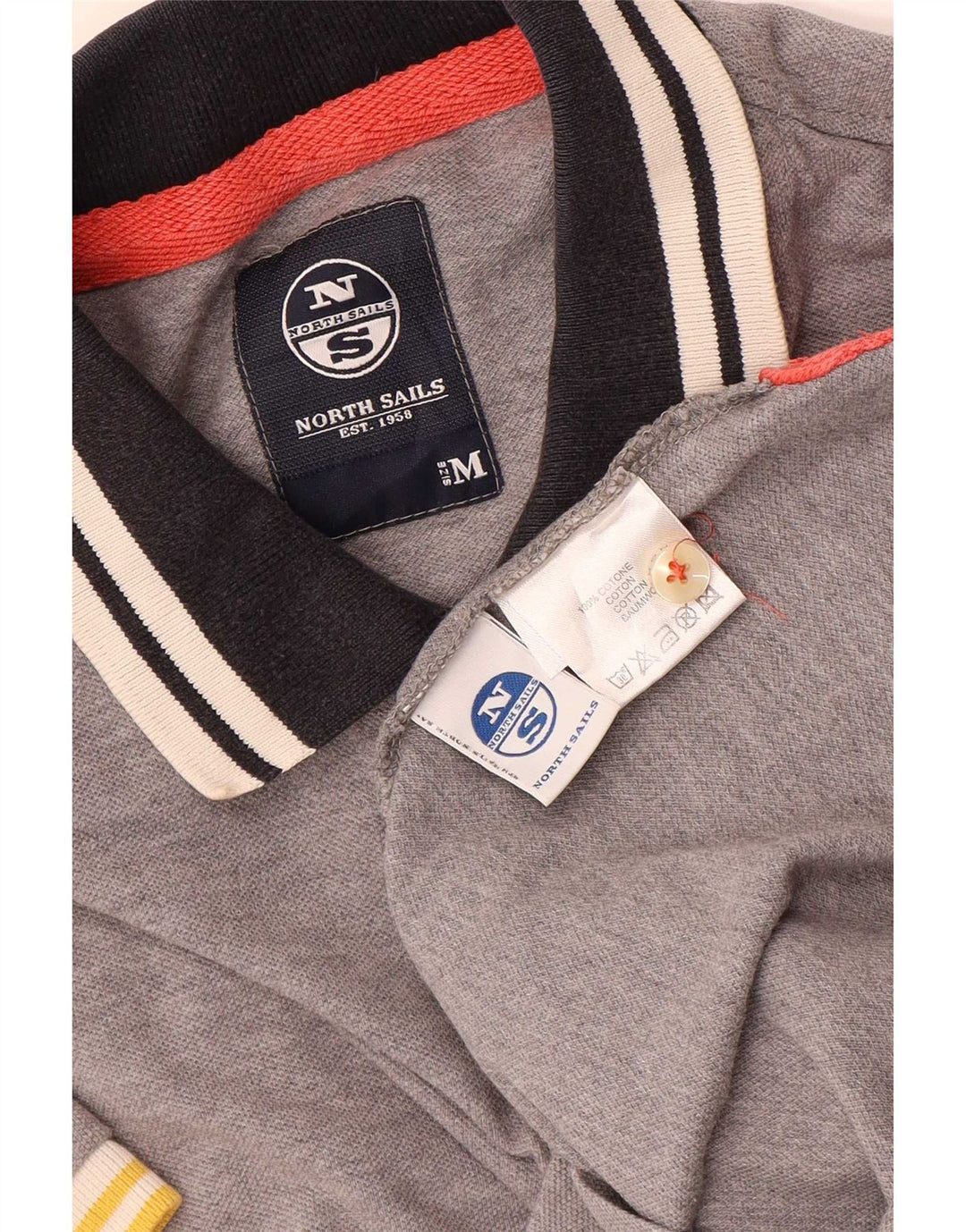 North Sails muška polo majica srednje sivi pamuk