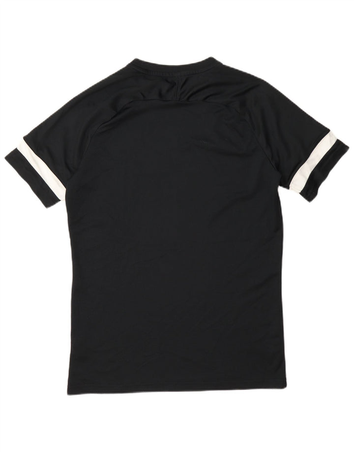 Nike Dri Fit T-Shirt Top srednji crni poliester u boji
