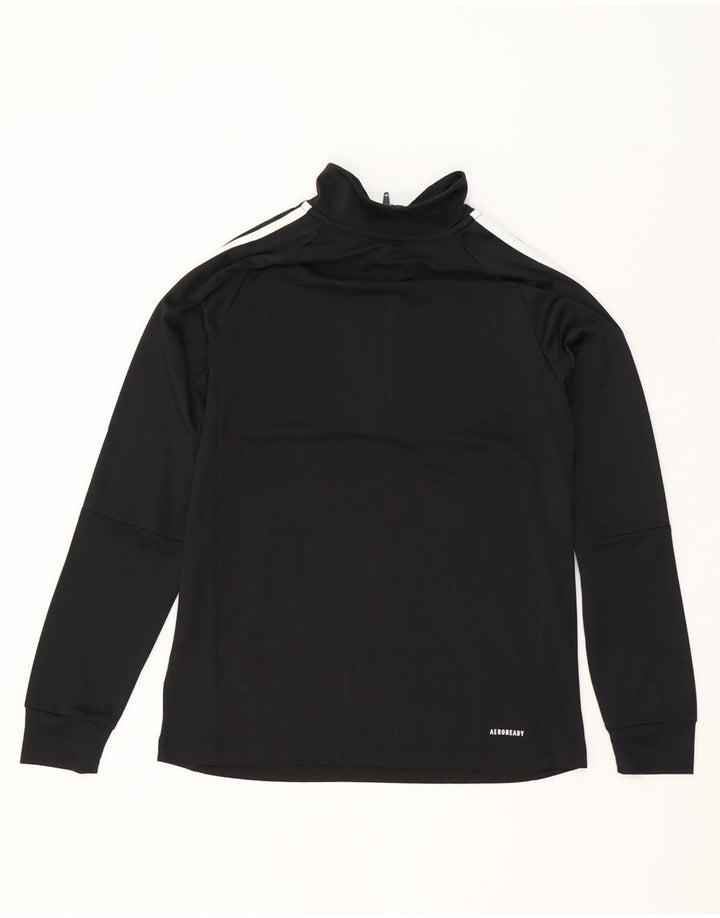 Adidas Top trenirka za dječake Aeroready zip izrez 13-14 godina crna