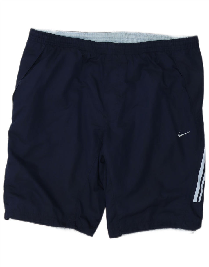 NIKE muške sportske kratke hlače velike tamnoplave poliesterske boje