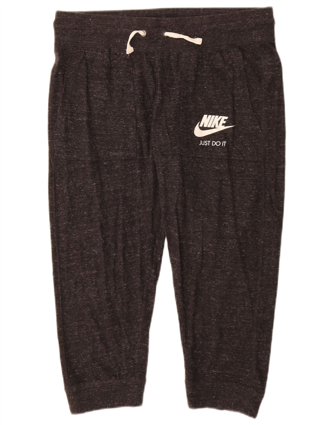 Nike Ženske Capri Trenirke Hlače Joggers UK 14 Srednje sive Flecked