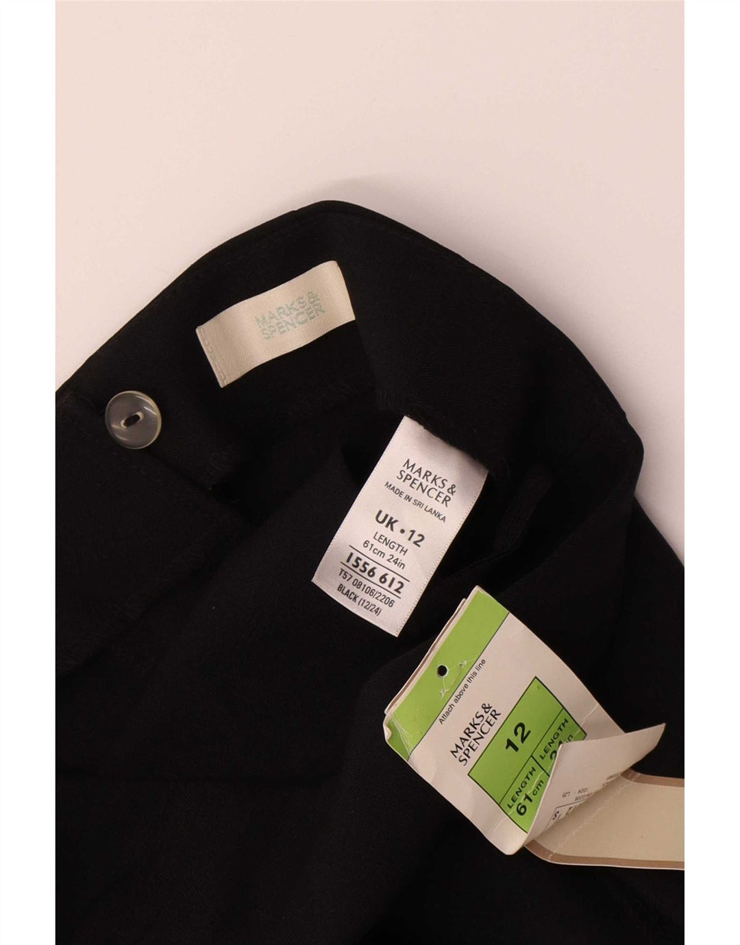 Marks & Spencer ženska pencil suknja UK 12 srednje W34 crni poliester
