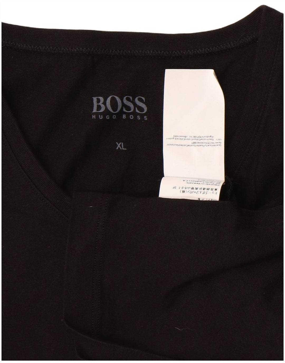 HUGO BOSS Muška majica XL crni pamuk