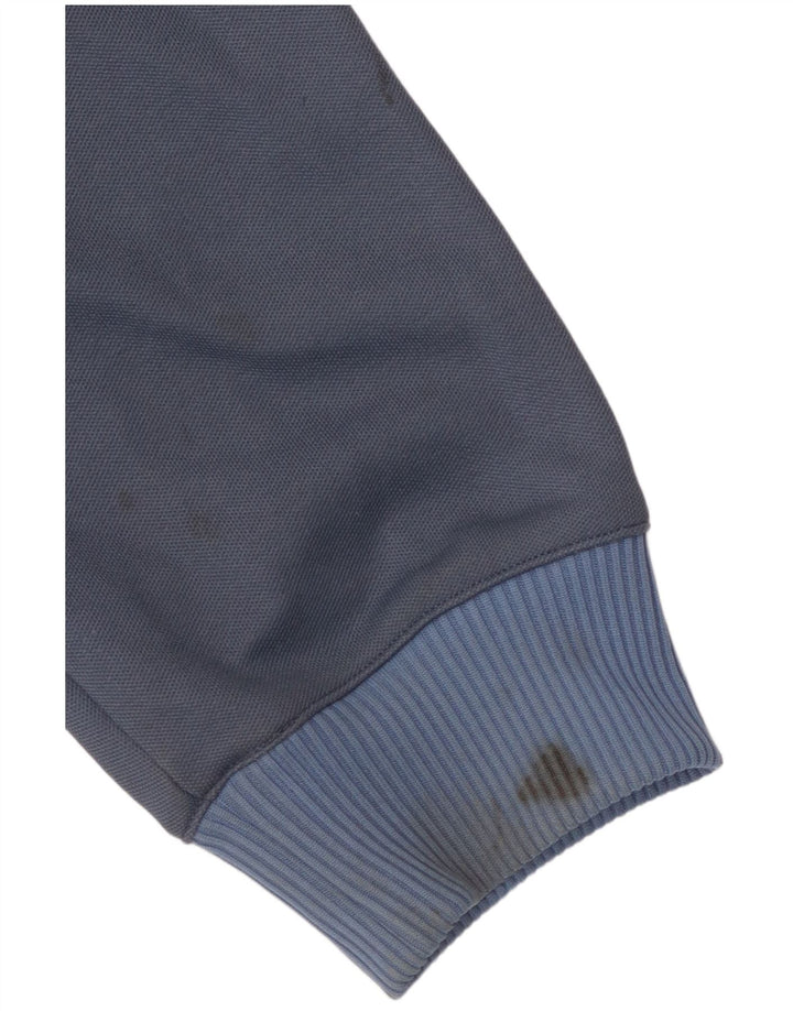 Adidas muška gornja jakna od trenirke, velika tamnoplava pamučna prugasta jakna