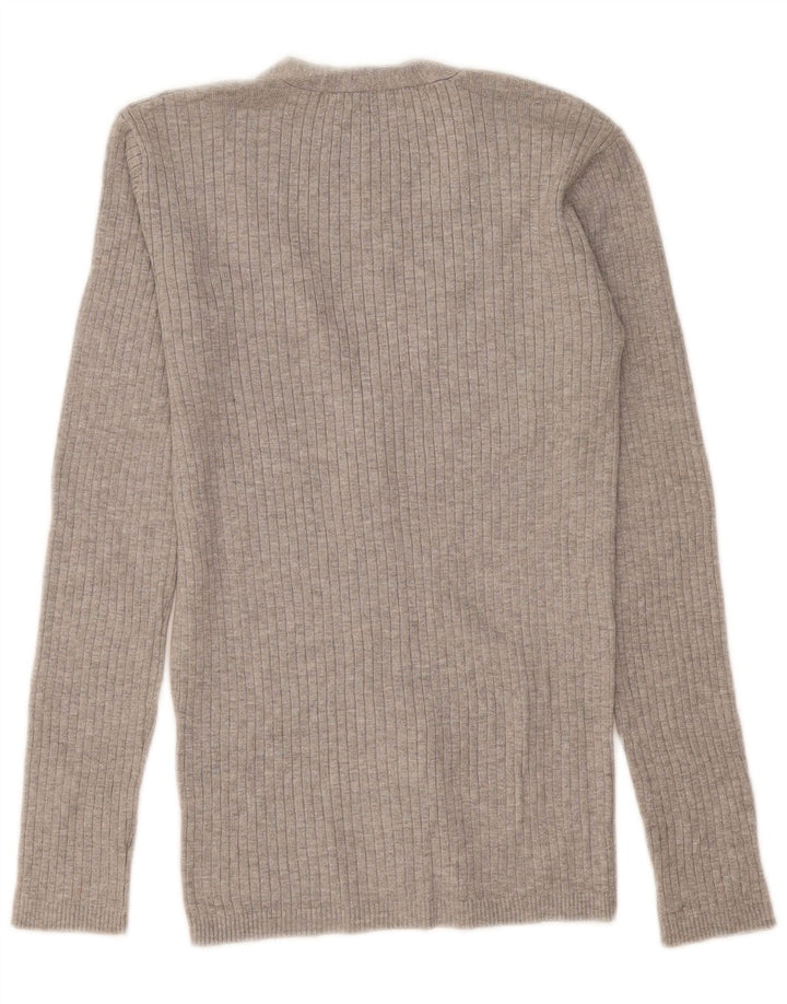 Zara ženski kardigan pulover UK 14 Large Grey