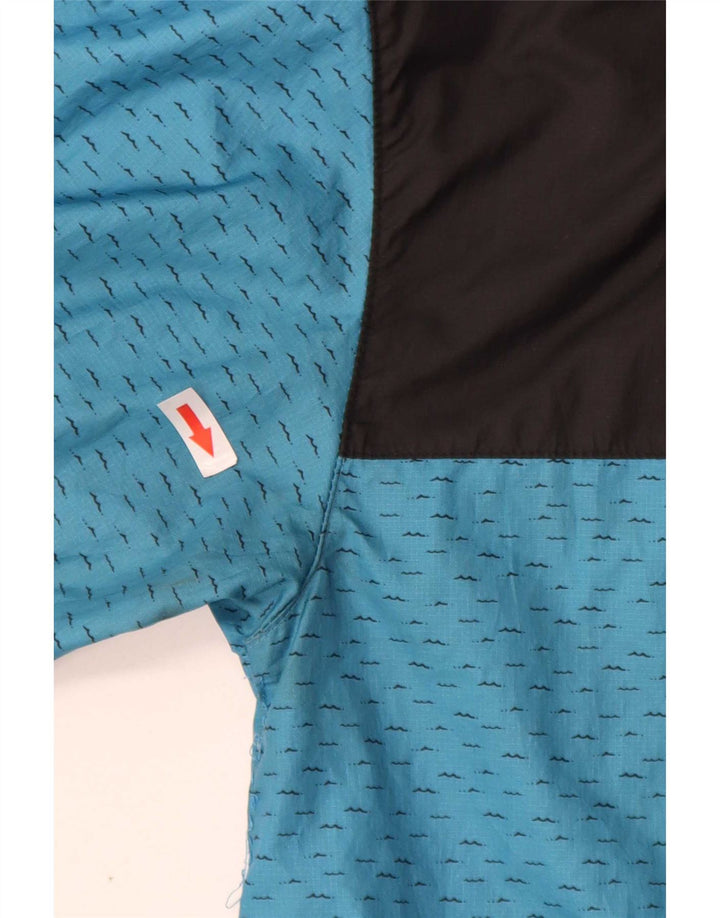 Mala plava poliesterska muška kišna jakna s kapuljačom North Face